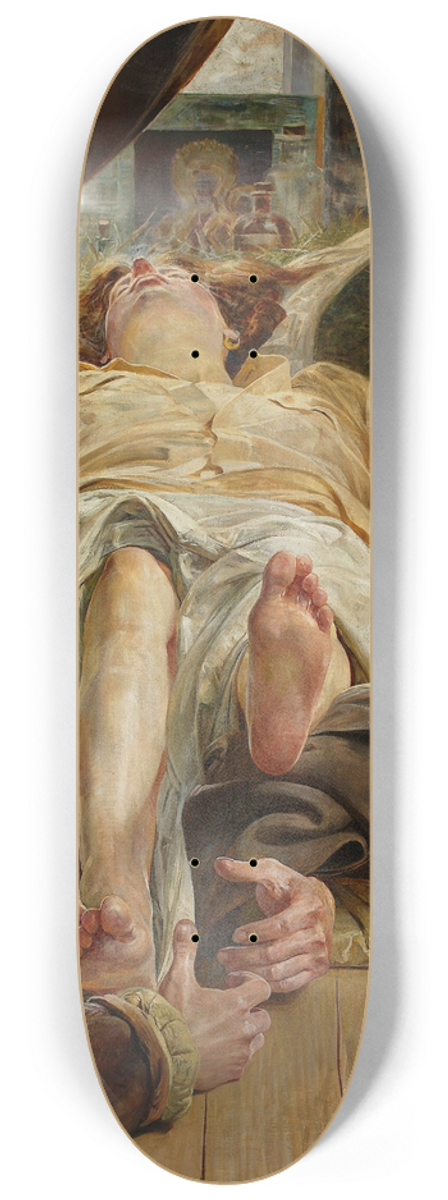 Jacek Malczewski - Death of Ellenai 8.25 inch art skate deck