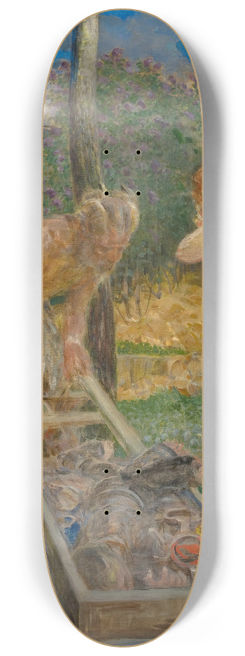 Jacek Malczewski - Funeral of a painters apprentice 8.25 inch art skate deck