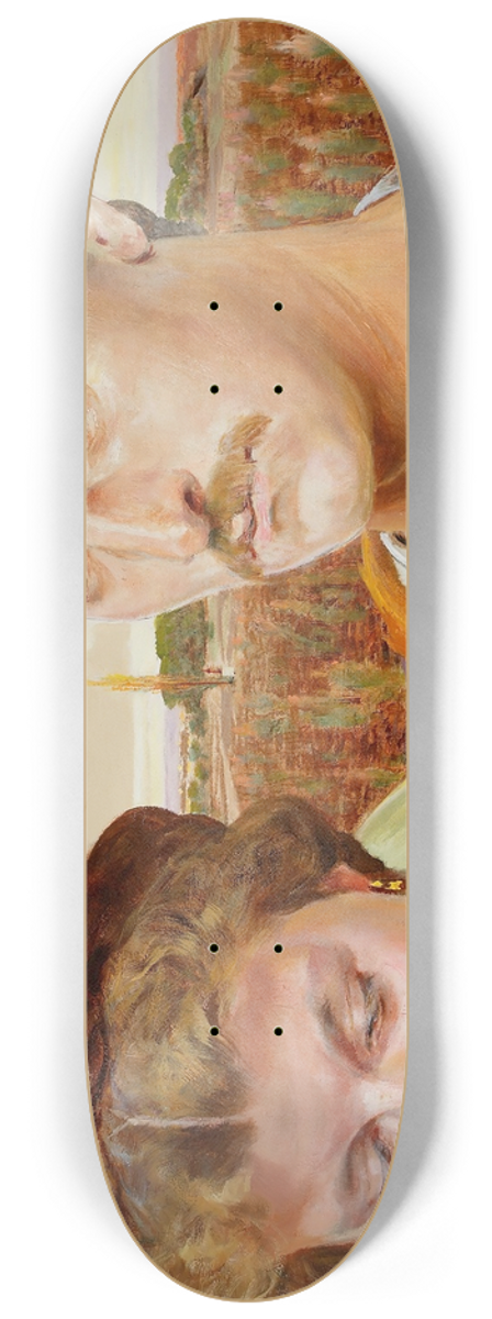 Jacek Malczewski - Music  right wing of the triptych 8.25 inch art skate deck