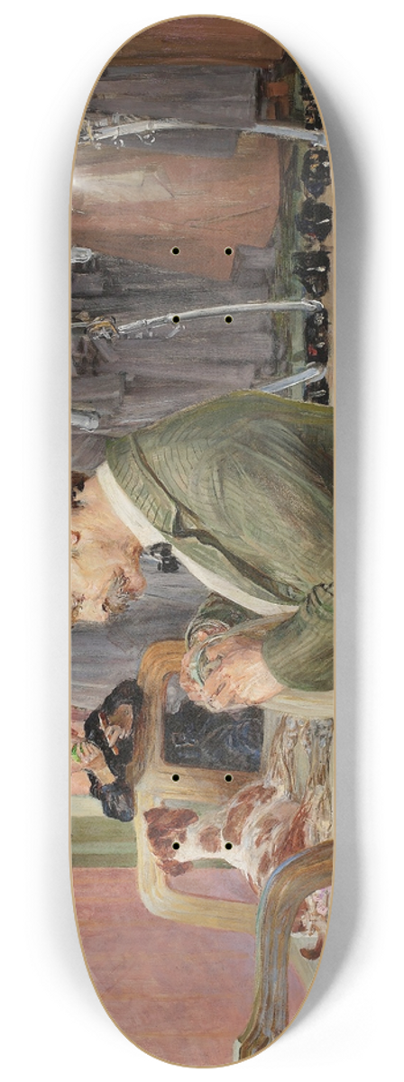 Jacek Malczewski - My life  central section of the triptych 8.25 inch art skate deck