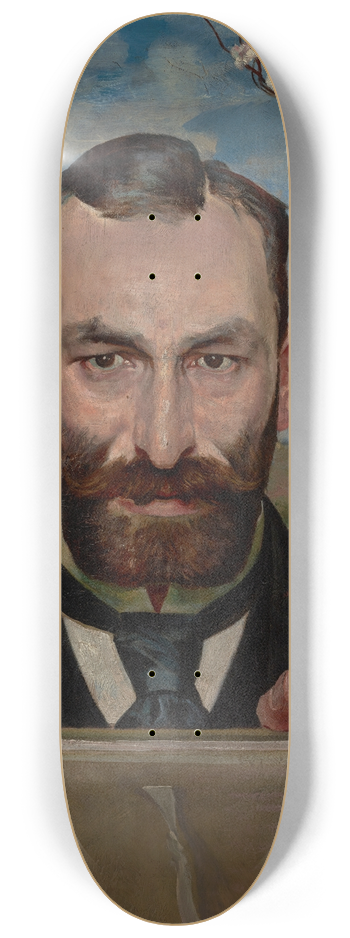 Jacek Malczewski - Portrait of Feliks Jasieski 8.25 inch art skate deck