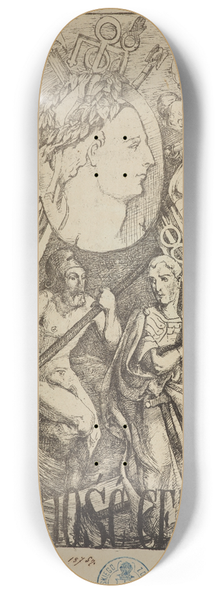 Jacek Malczewski - The Youth of JuIIus Caesar 8.25 inch art skate deck