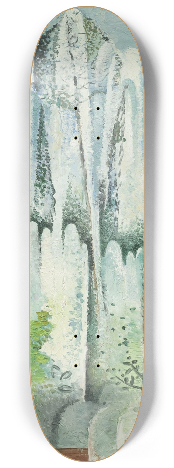 Alice Bailly - Fontaine dans un jardin de Rome 8.25 inch art skate deck