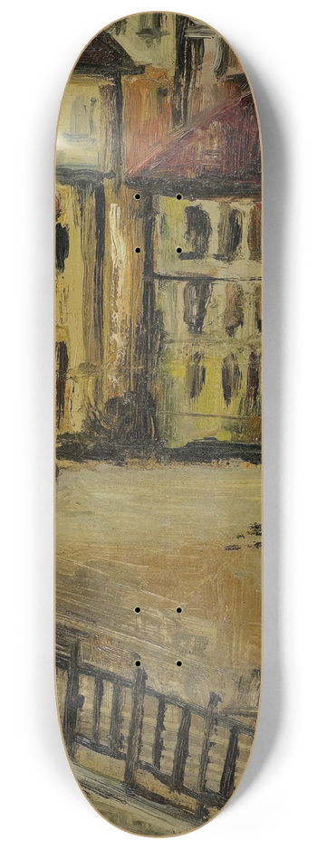 Alice Bailly - Paysage urbain 8.25 inch art skate deck