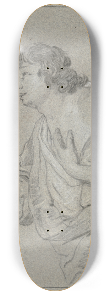 Jacob Adriaensz Backer - Young man, looking up 8.25 inch art skate deck