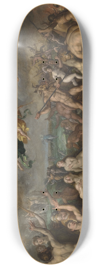 Jacob De Backer - Last Judgement (Matthew 25:31-33) 8.25 inch art skate deck