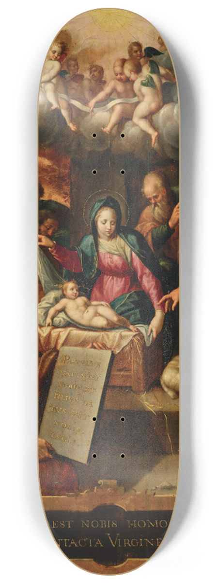 Jacob De Backer - The Adoration of the Shepherds 8.25 inch art skate deck
