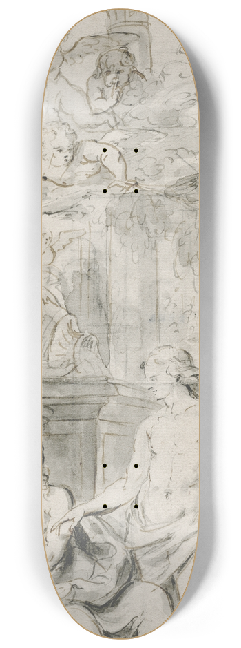 Jacob de Wit - Apollo verschijnt als herder voor Isse 8.25 inch art skate deck