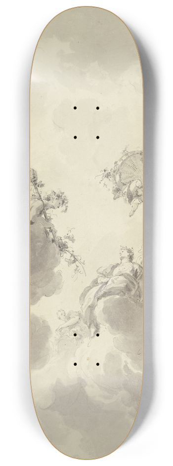 Jacob de Wit - Bacchus and Ceres 8.25 inch art skate deck