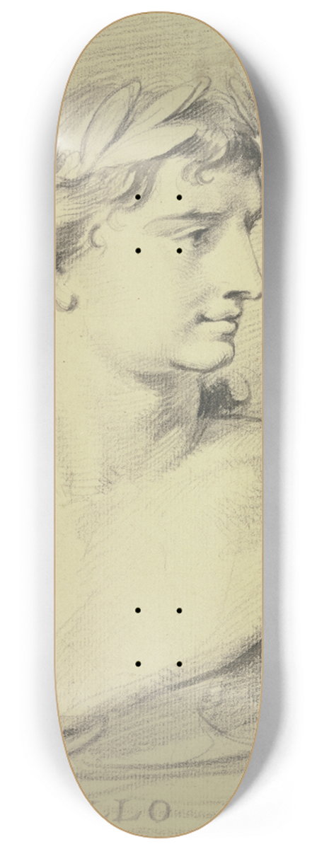 Jacob de Wit - Bust of Apollo 8.25 inch art skate deck