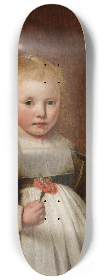 Jacob Gerritsz Cuyp - Portrait of a Little Girl 8.25 inch art skate deck