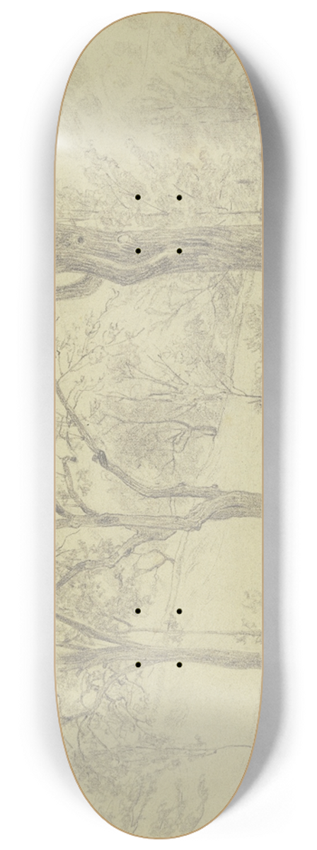Jacob Happ - Tree meadow 8.25 inch art skate deck