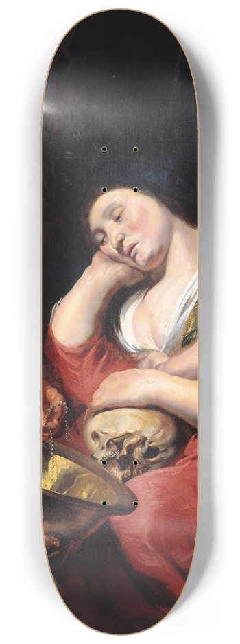 Jacob Jordaens - The Temptation of the Magdalene 8.25 inch art skate deck