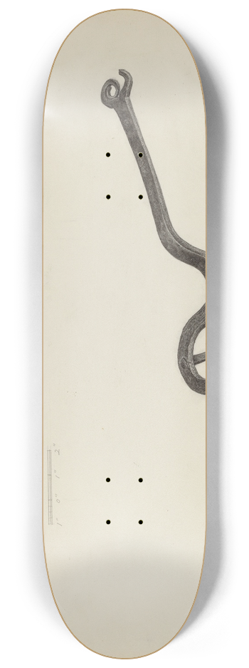 Jacob Lipkin - Flat Iron Holder 8.25 inch art skate deck