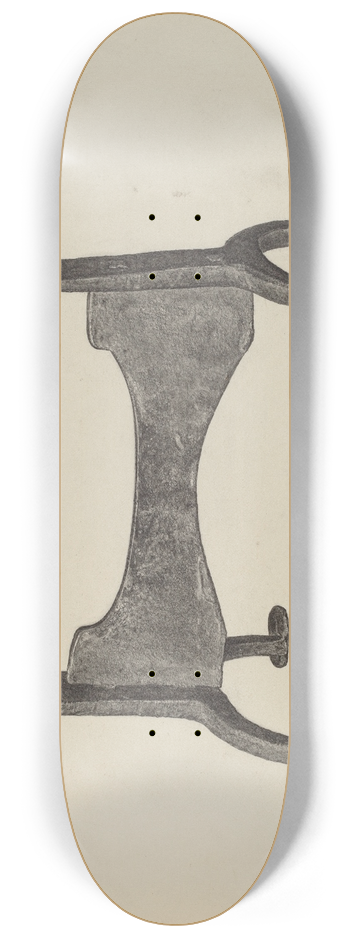 Jacob Lipkin - Foot Scraper 8.25 inch art skate deck