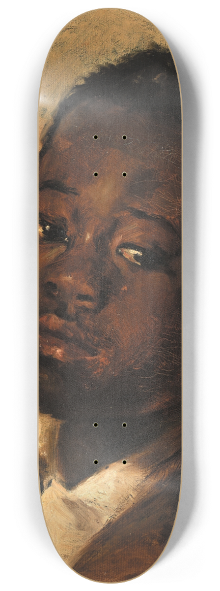 Alice Pike Barney - Head of a Negro Boy 8.25 inch art skate deck