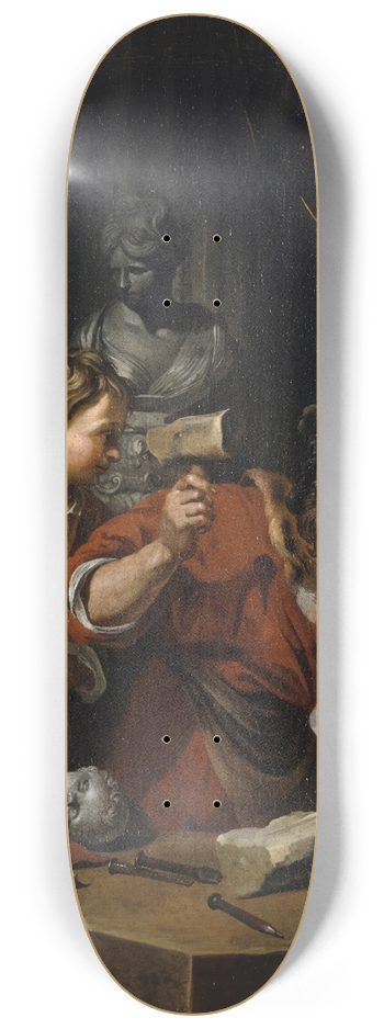 Jacob Toorenvliet - A Sculptors Studio 8.25 inch art skate deck