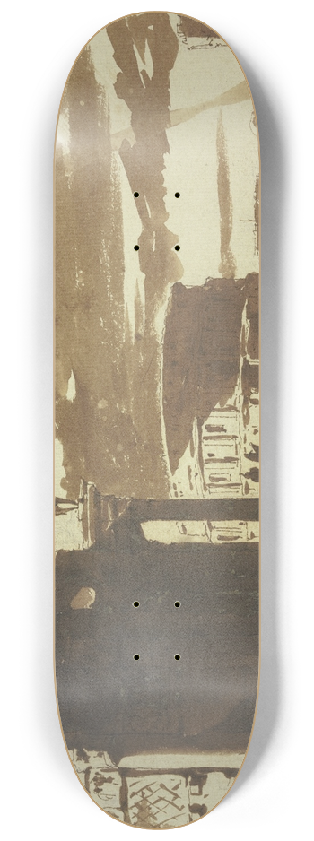 Jacob van der Ulft - Ein rmisches Theater bei einer Brcke 8.25 inch art skate deck