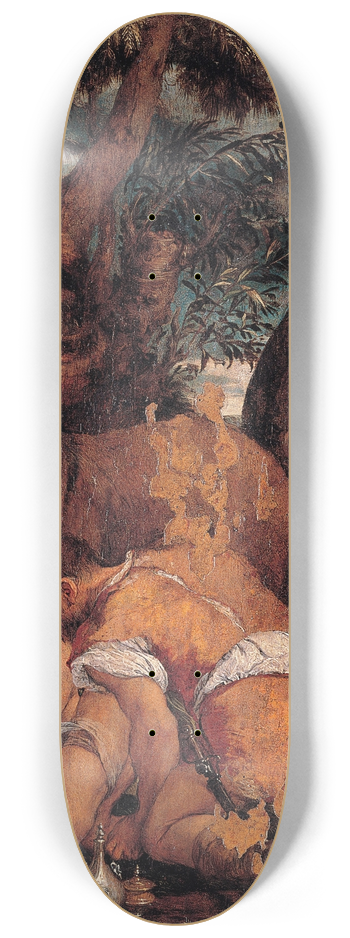 Jacopo Bassano - The good Samaritan 8.25 inch art skate deck