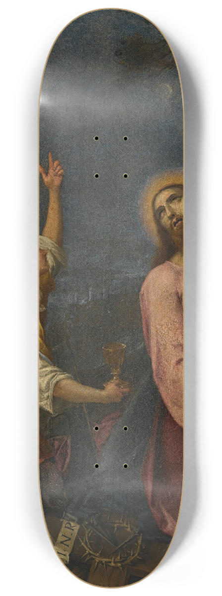 Jacopo Ligozzi - Agony In The Garden 8.25 inch art skate deck