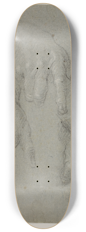 Jacopo Palma il Giovane - Tre studier af en hjre hnd 8.25 inch art skate deck