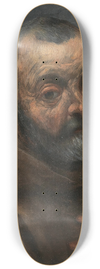 Jacopo Palma Il Vecchio - Self-Portrait As A Monk 8.25 inch art skate deck