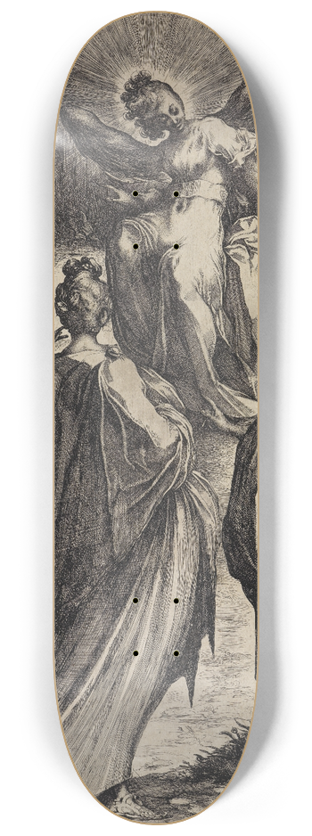 Jacques Bellange - Die drei Marien am Grabe Christi 8.25 inch art skate deck
