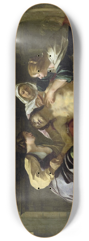 Jacques Blanchard - St Sebastian Nursed by Irene and her Helpers 8.25 inch art skate deck