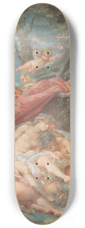 Jacques Charlier - Sleeping Bacchantes 8.25 inch art skate deck