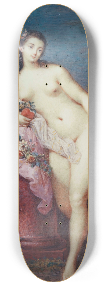 Jacques Charlier - Vnus accoude  une colonne 8.25 inch art skate deck