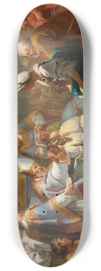 Jacques Dumont - The Sacrement Of Confirmation 8.25 inch art skate deck