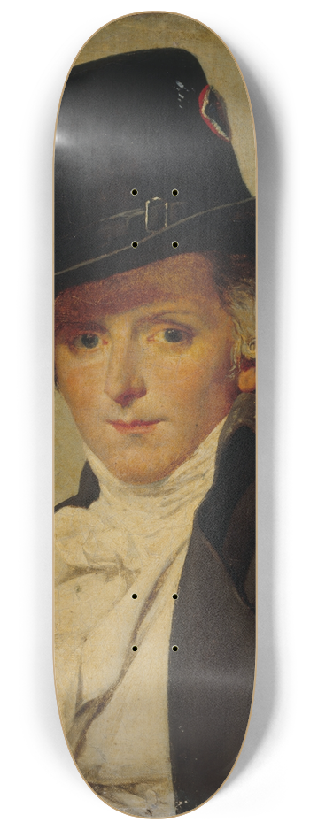 Jacques Louis David - Portrait of Pierre Sriziat, Davids brother-in-law 8.25 inch art skate deck