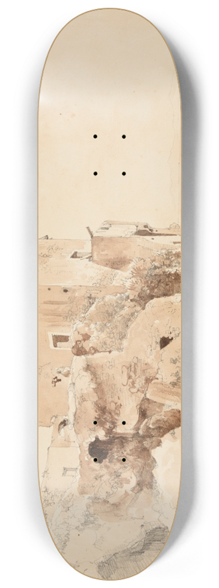 Jacques-Raymond Brascassat - Sorrente; maison 8.25 inch art skate deck