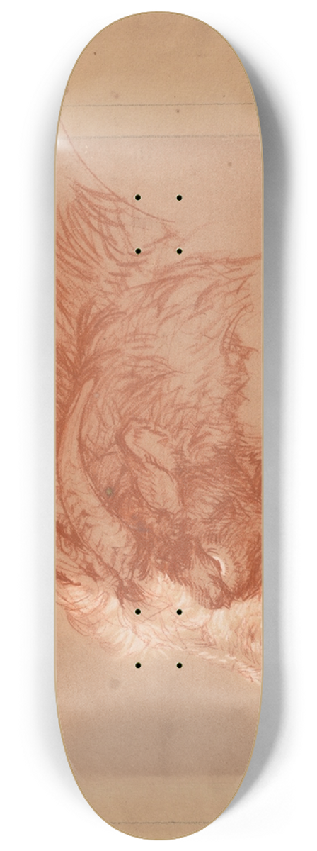 Jacques-Raymond Brascassat - Tte de chvre 8.25 inch art skate deck