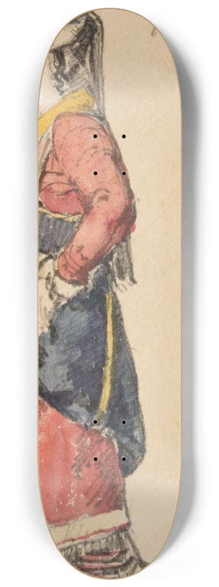 Jacques-Raymond Brascassat - tude de porteuse deau 8.25 inch art skate deck