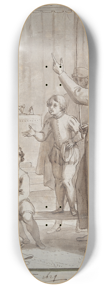 Jacques Stella - St. Philip as atutor 8.25 inch art skate deck