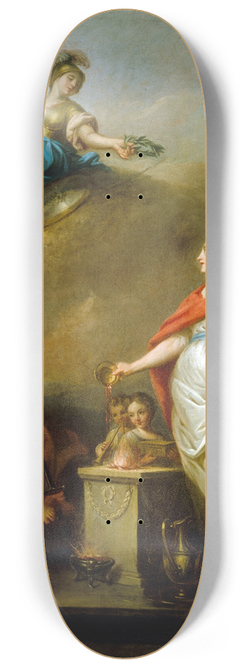 Jacques Wilbaut - Allgorie de la Rvolution de 1789 8.25 inch art skate deck