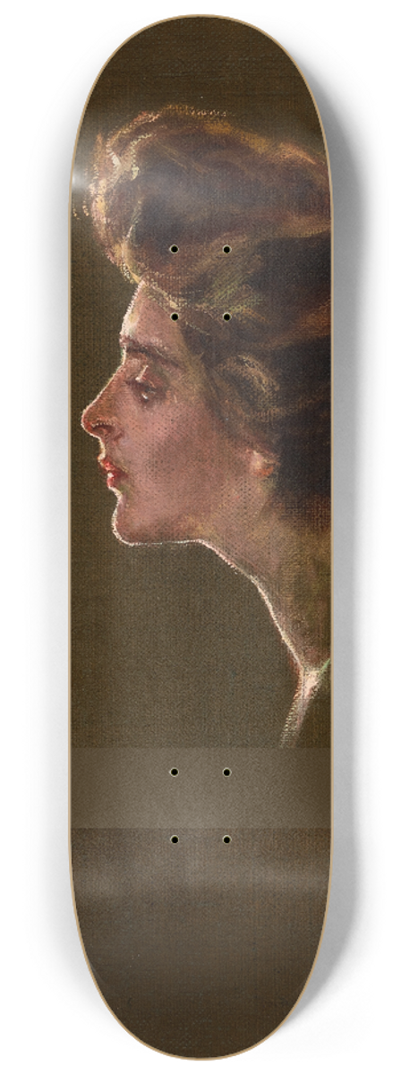 Alice Pike Barney - Vers 1903 8.25 inch art skate deck