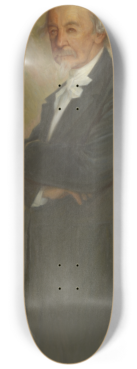 J.A.G. Acke - Portrait of Zackarias Topelius 8.25 inch art skate deck