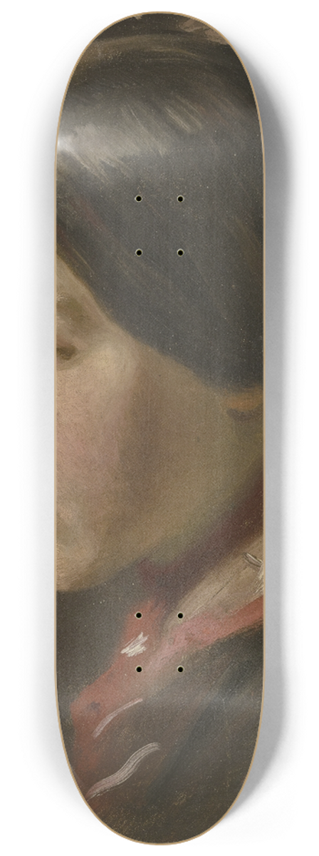 Jakob Becker - Portrtkopf eines Bauernmdchens 8.25 inch art skate deck