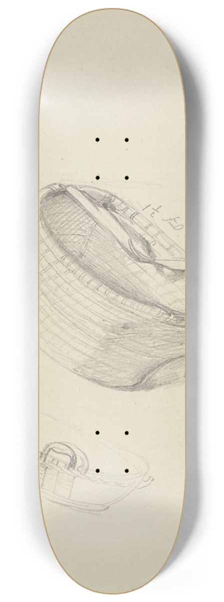 Jakob Becker - Straw basket 8.25 inch art skate deck