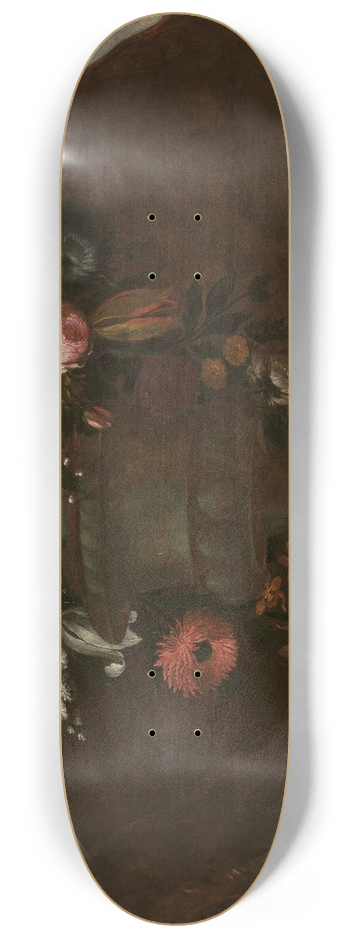 Jakob Bogdny - Still life with a parrot 8.25 inch art skate deck