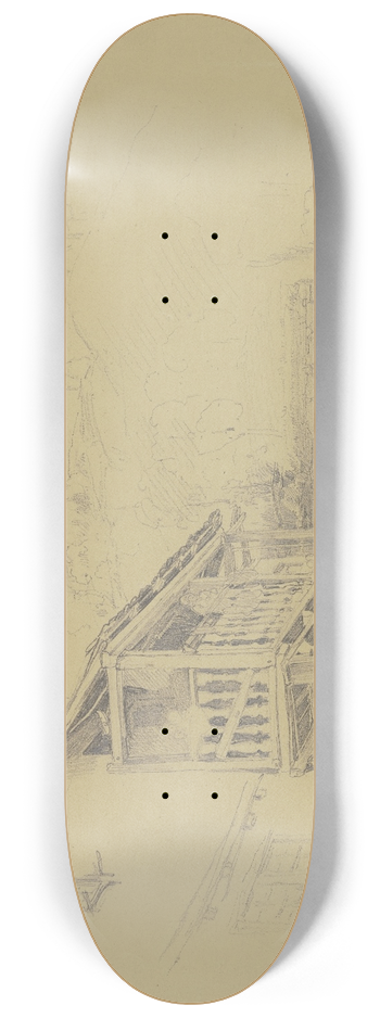 Jakob Frchtegott Dielmann - Hohenstein 8.25 inch art skate deck