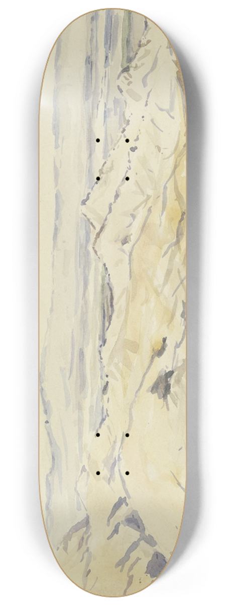 Jakob Nussbaum - In the mountains of Judah 8.25 inch art skate deck