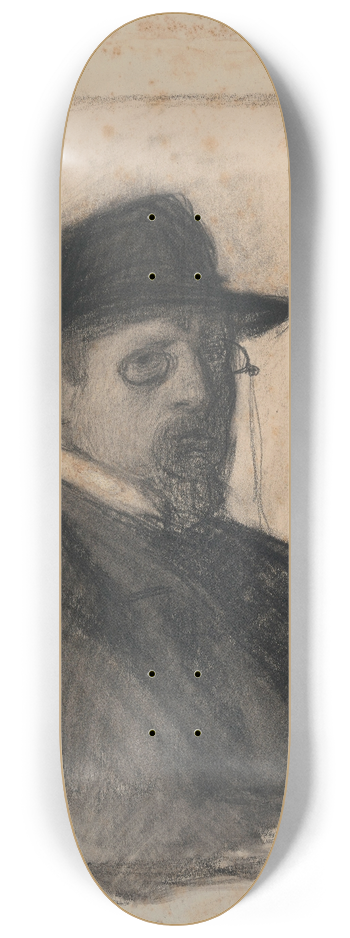 Jakob Smits - Self Portrait 8.25 inch art skate deck