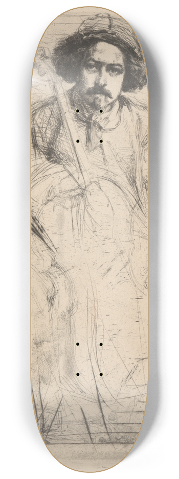 James Abbott McNeill Whistler - Becquet 8.25 inch art skate deck