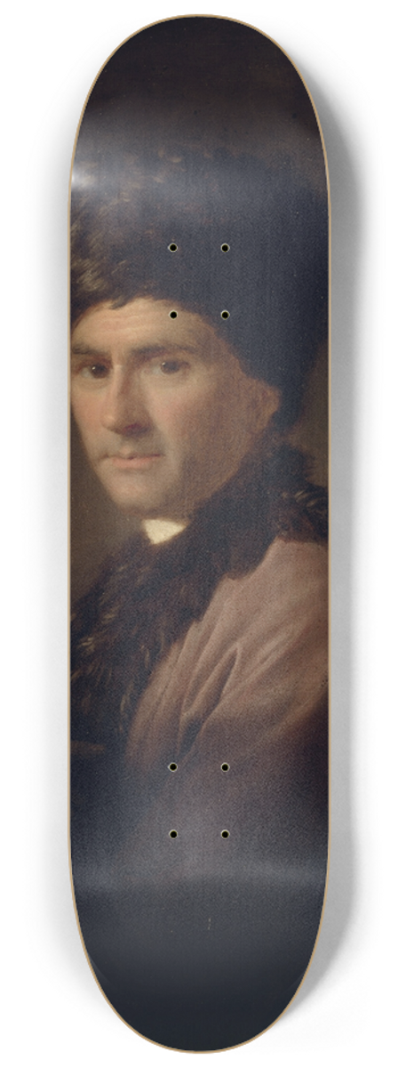 Allan Ramsay - Jean-Jacques Rousseau 8.25 inch art skate deck