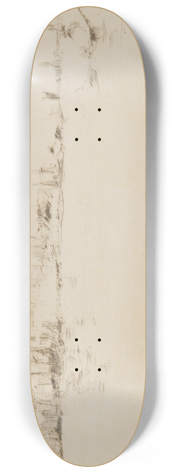 James Abbott McNeill Whistler - Little Salute 8.25 inch art skate deck