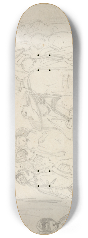 James Abbott McNeill Whistler - Succes dErnesti a Cologne 8.25 inch art skate deck
