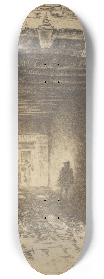 James Abbott McNeill Whistler - The Beggars 8.25 inch art skate deck